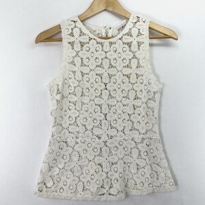 Brand NEW has tags Intermix white sleeveless top SZ M